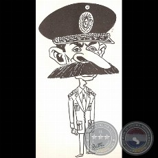 GENERAL JORGE RAFAEL VIDELA - Caricatura de Botti - Año 1992